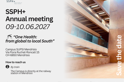 SAVE THE DATE: the SSPH+ Annual Meeting 2027