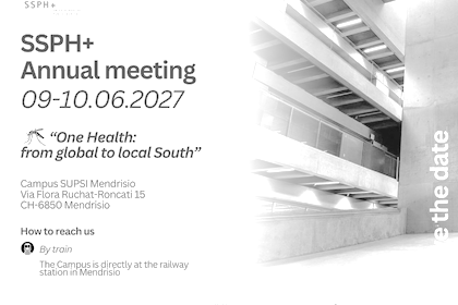 SAVE THE DATE: the SSPH+ Annual Meeting 2027