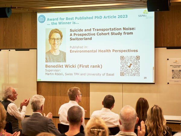 The award was celebrated at the SSPH+ Annual Meeting 2023