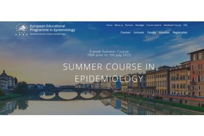 Registration open: European Educational Programme in Epidemiology (EEPE). Florence, Italy