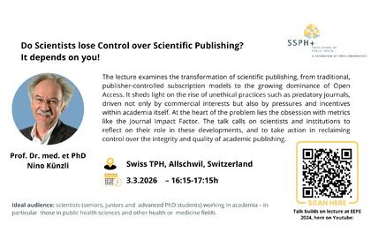 Do Scientists lose Control over Scientific Publishing? It depends on you!