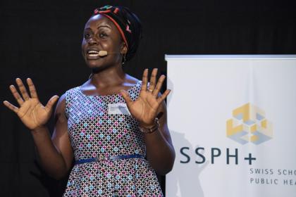 Serra Asangbeh wins SSPH+ ScienceFlashTalk Award at the 2019 Swiss Public Health Conference